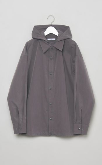 フーディシャツブルゾン