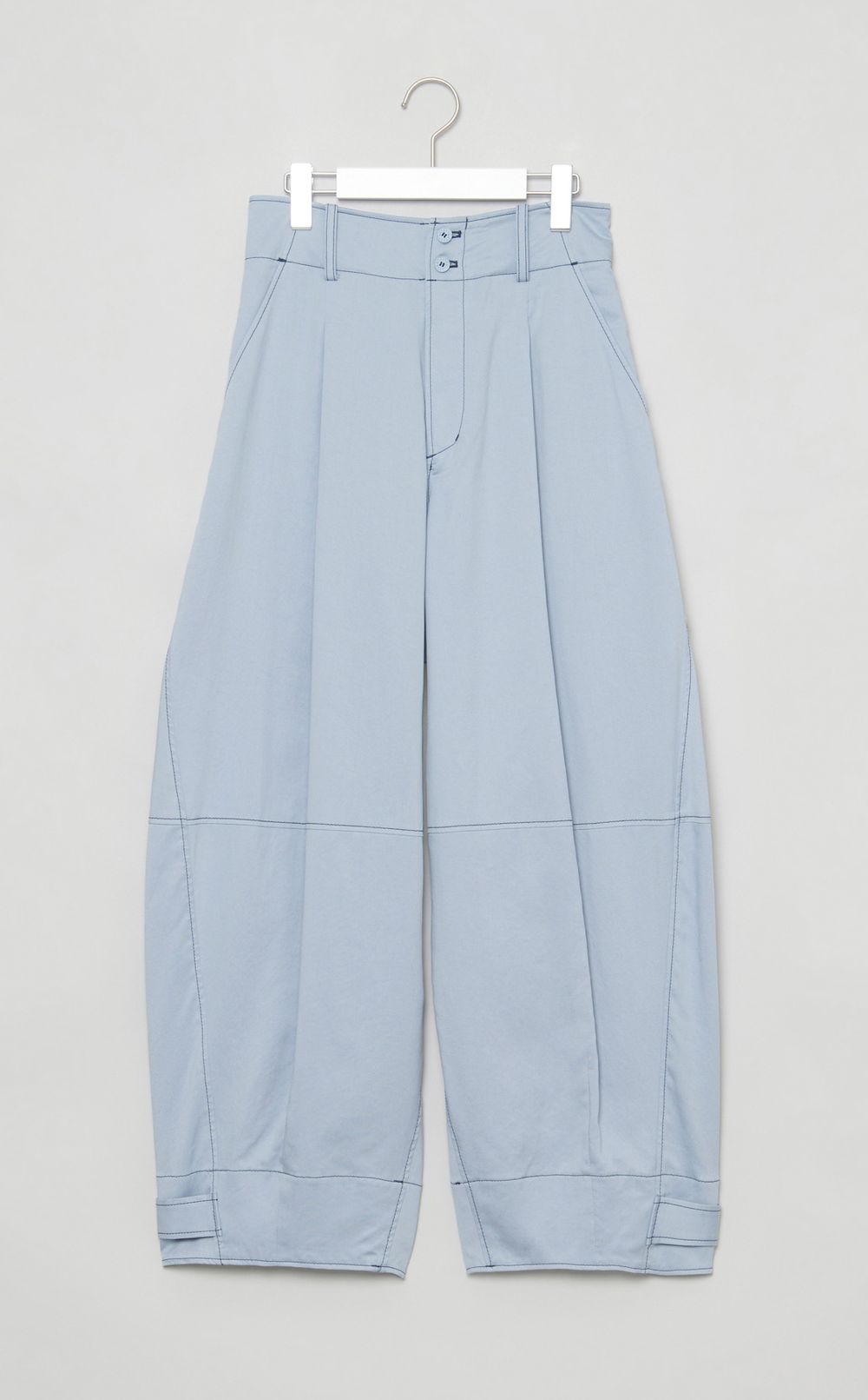 ステッチデザインバレルパンツ