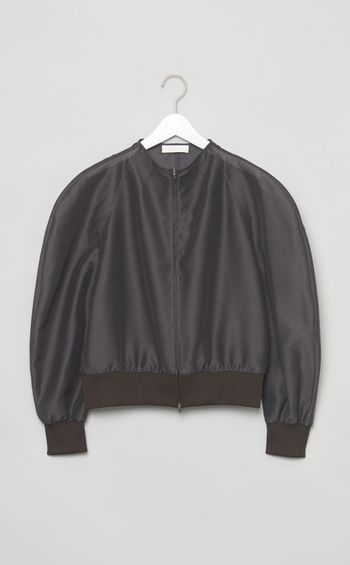 モックネックオーガンジージャンパー