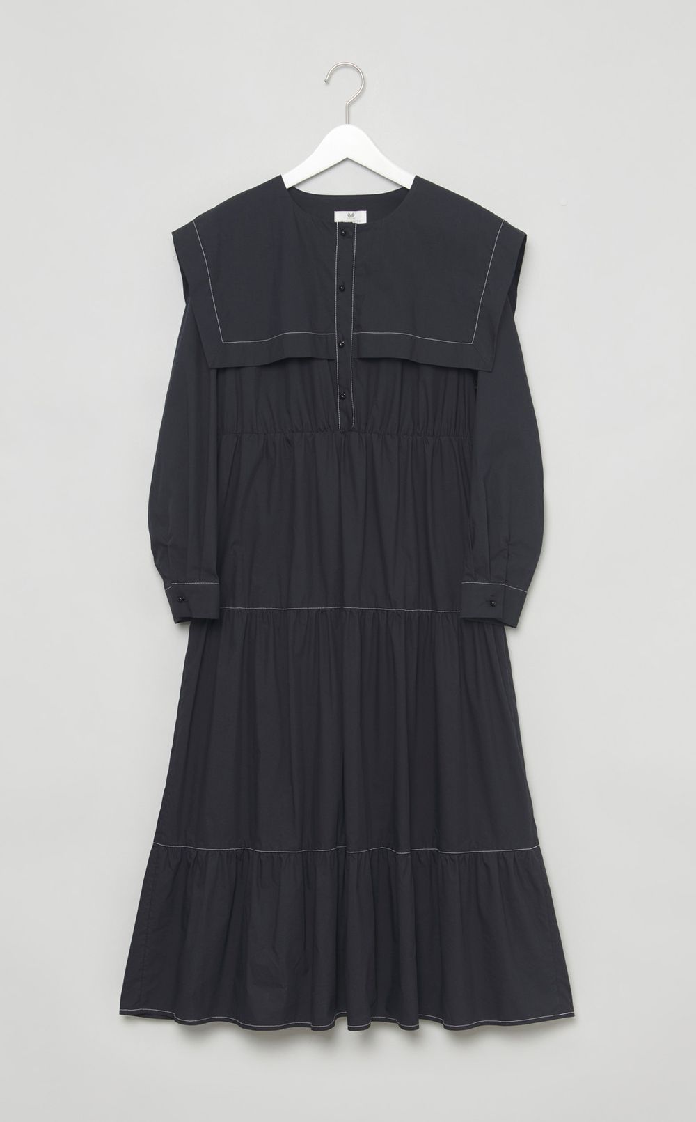 セーラーカラーシャツワンピース