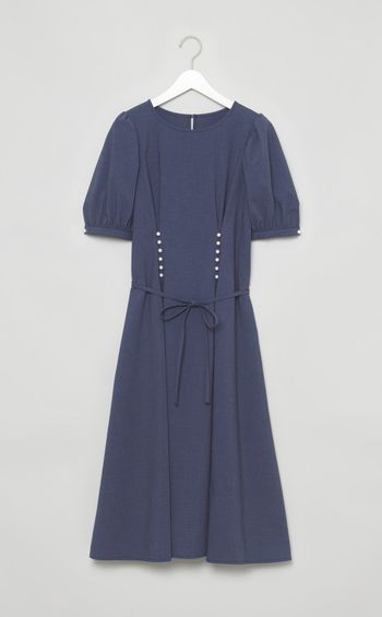 パールボタンワンピース