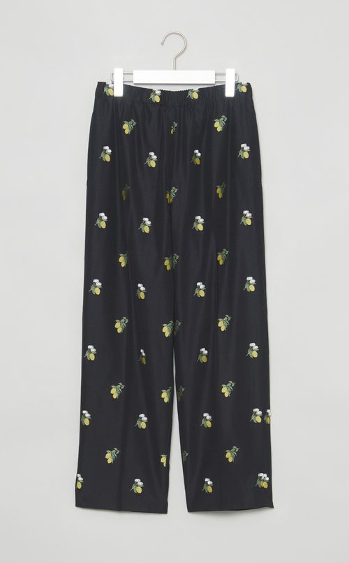 レモンジャガードスリムパンツ