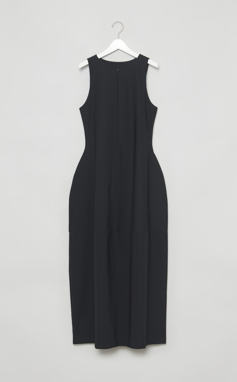 ノースリーブボートネックワンピース