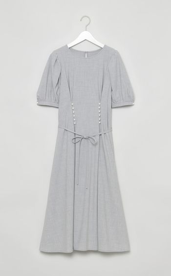 パールボタンワンピース