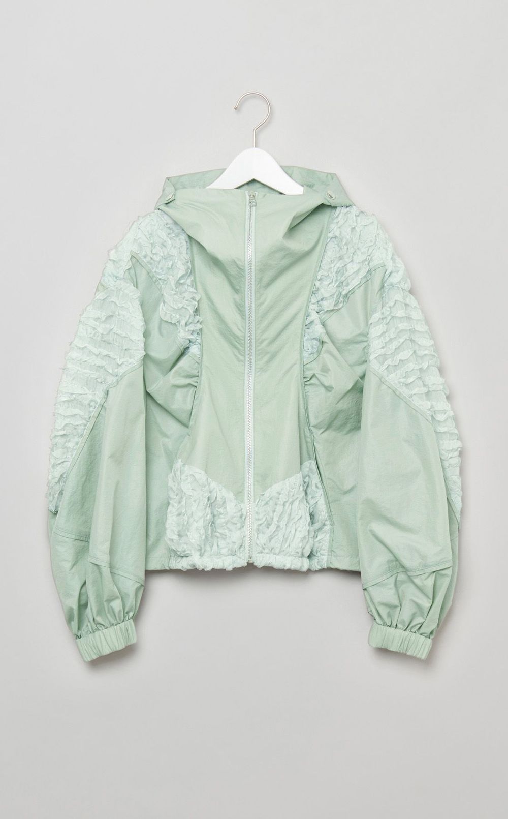 ラッフルシフォンブルゾン