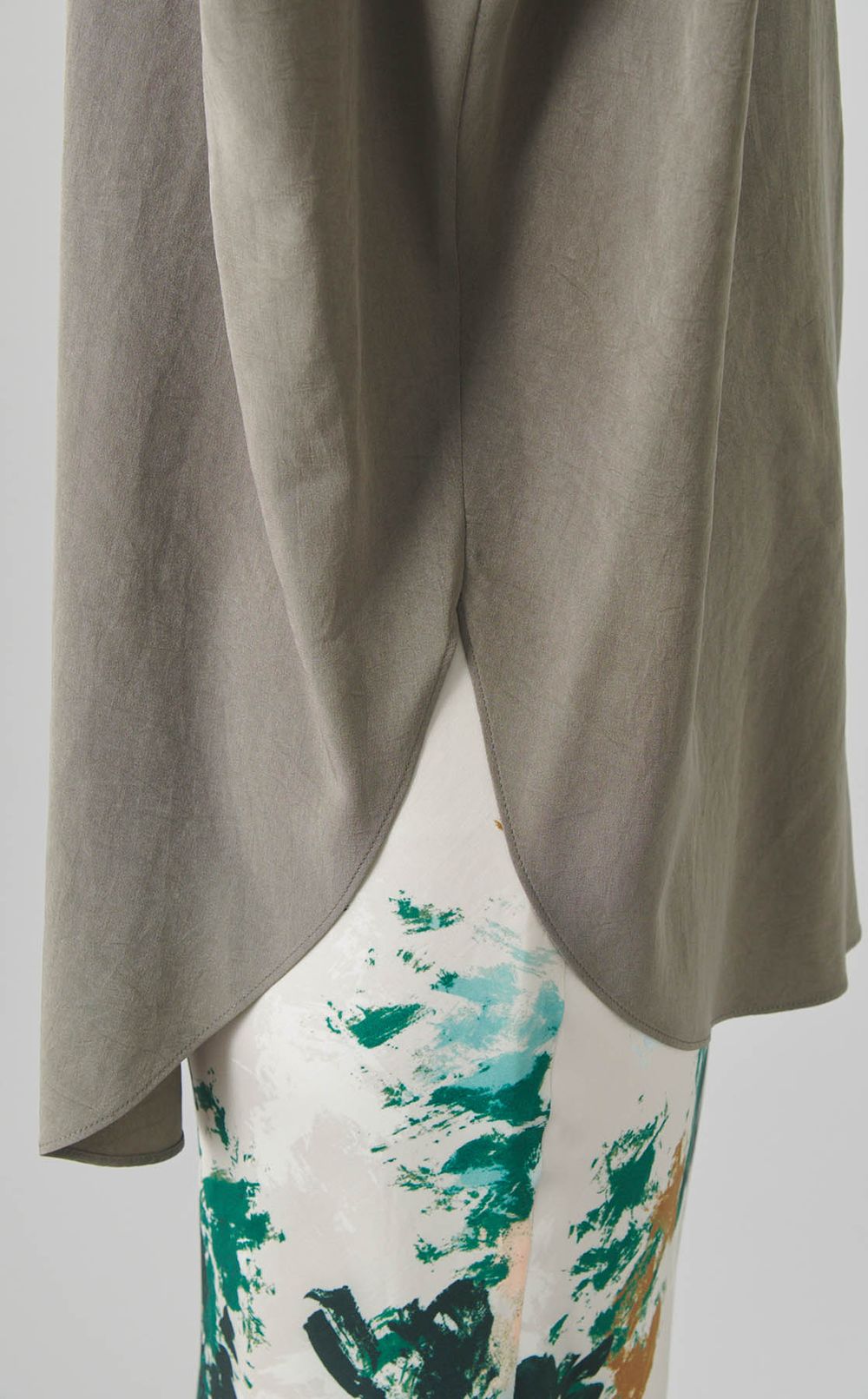 フライフロントハーフスリーブシャツ