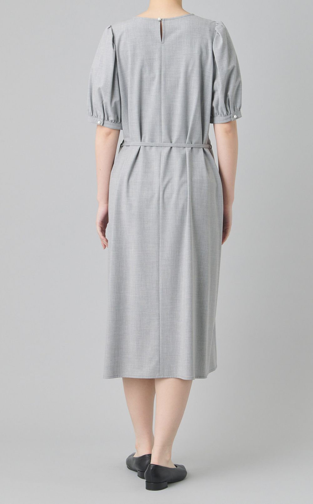 パールボタンワンピース