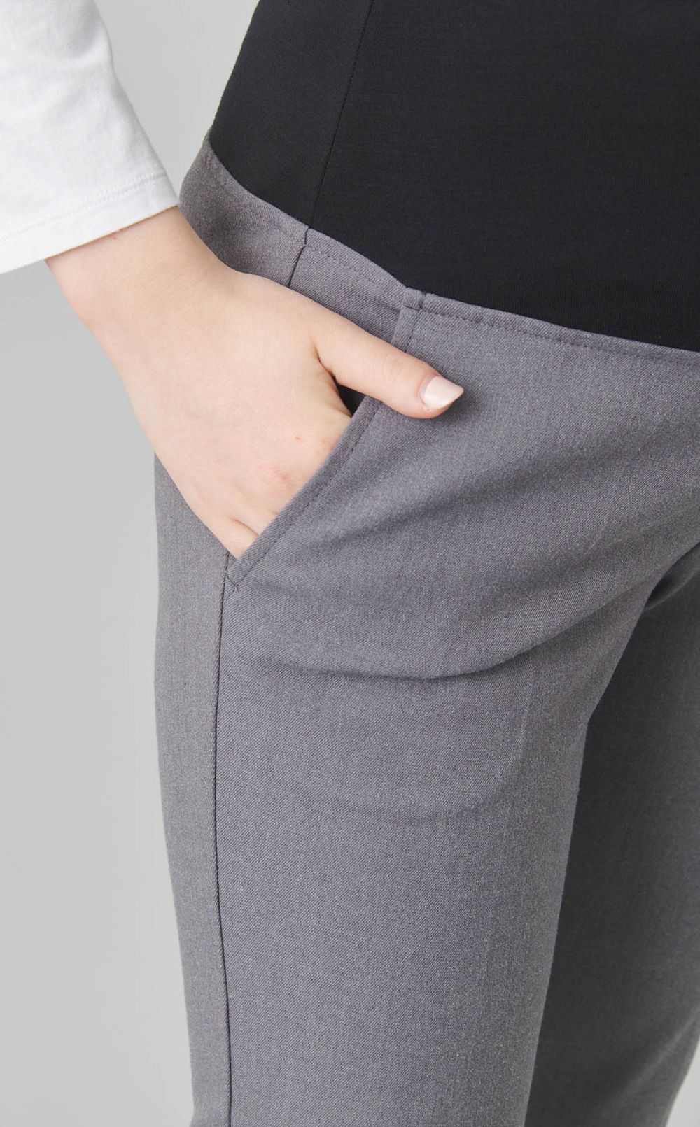 クロップドスティックパンツ