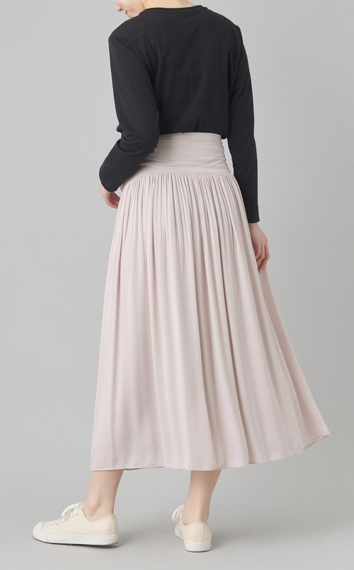 シフォン・クリスタルプリーツスカート