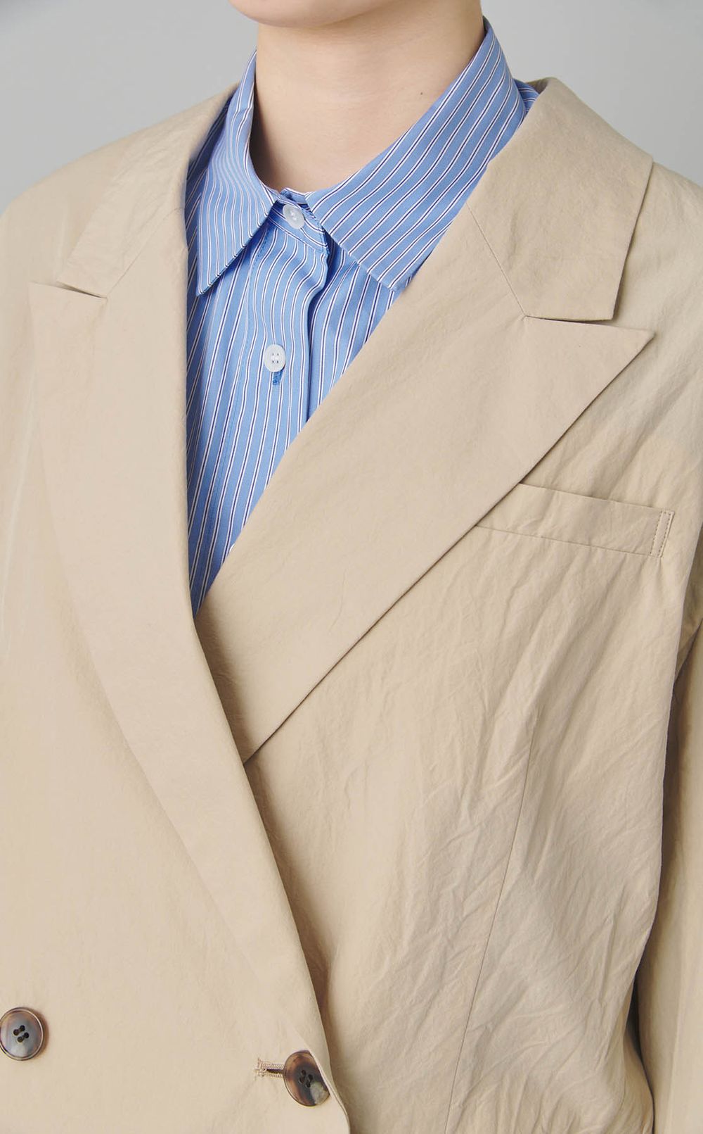 コットンダブルブレストジャケット