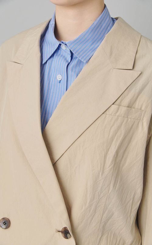 コットンダブルブレストジャケット