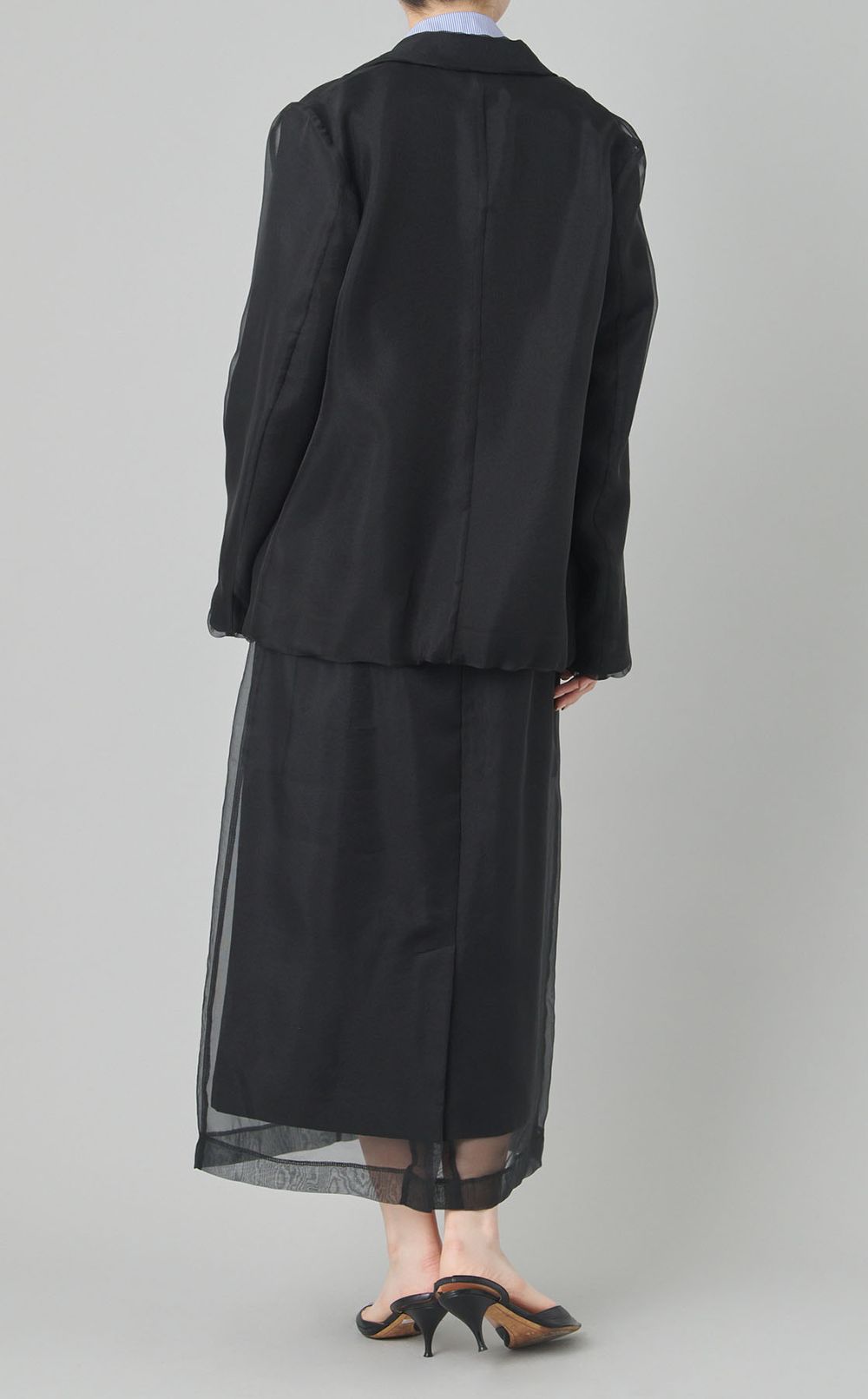 ダブルジョーゼットテーラードジャケット