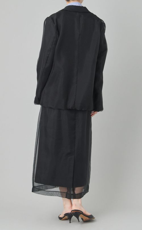 ダブルジョーゼットテーラードジャケット