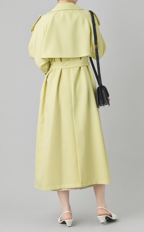 ベルト付エポレットトレンチコート