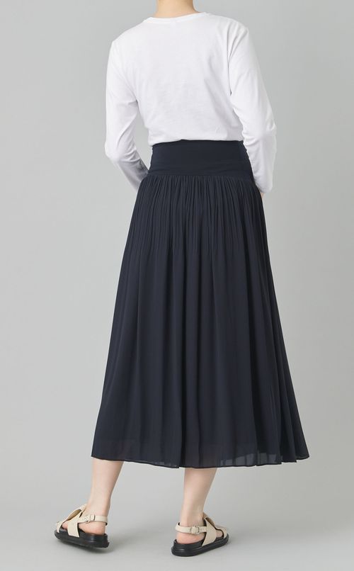 シフォン・クリスタルプリーツスカート