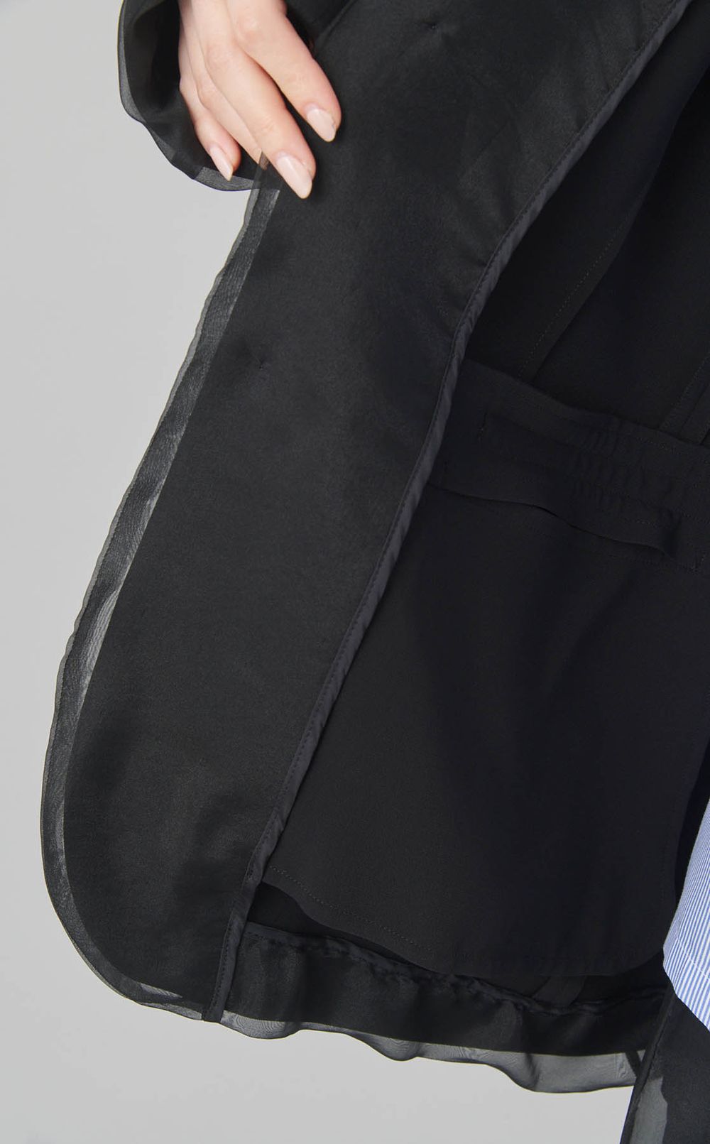 ダブルジョーゼットテーラードジャケット