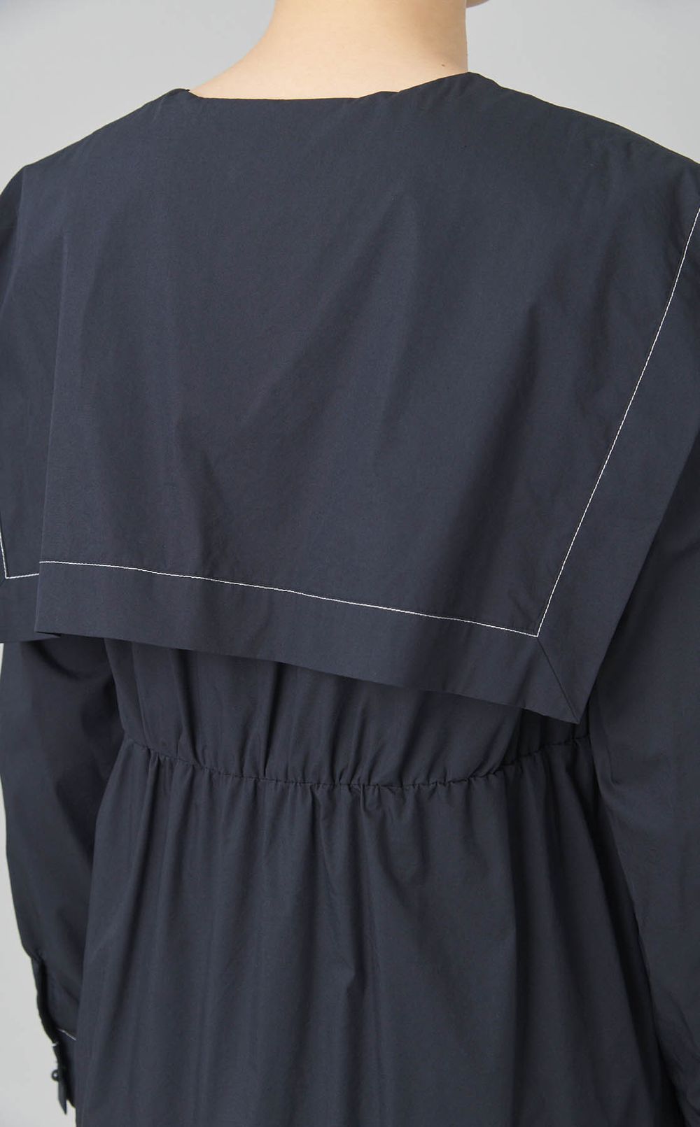 セーラーカラーシャツワンピース