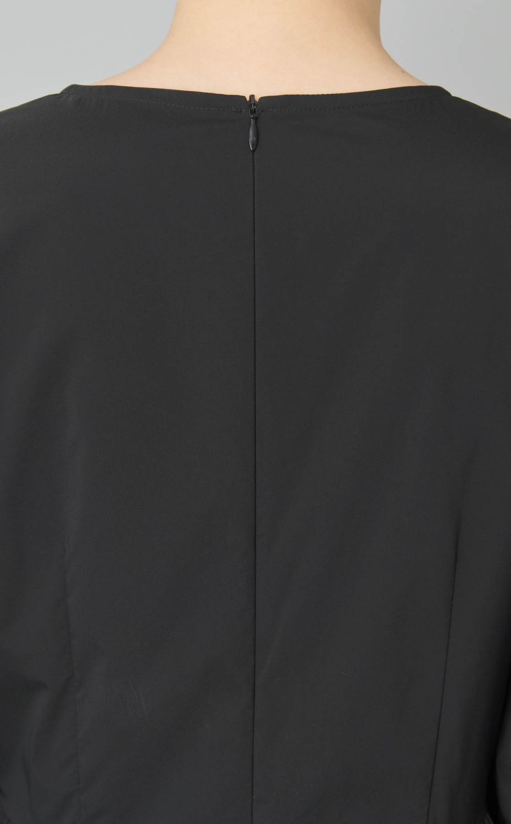 ギャザースリーブロングワンピース