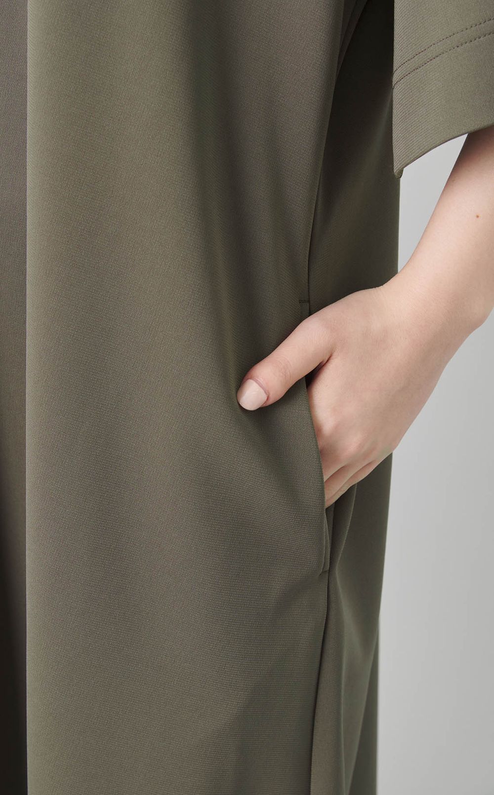 ジップフレアワンピース