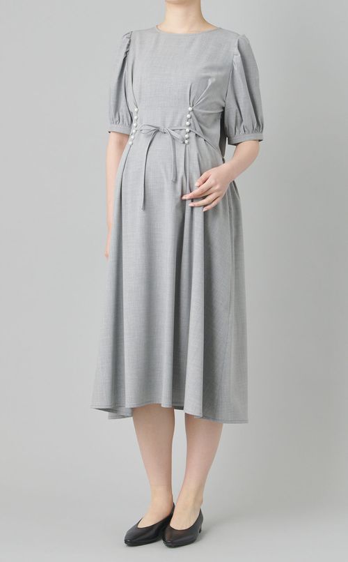 パールボタンワンピース