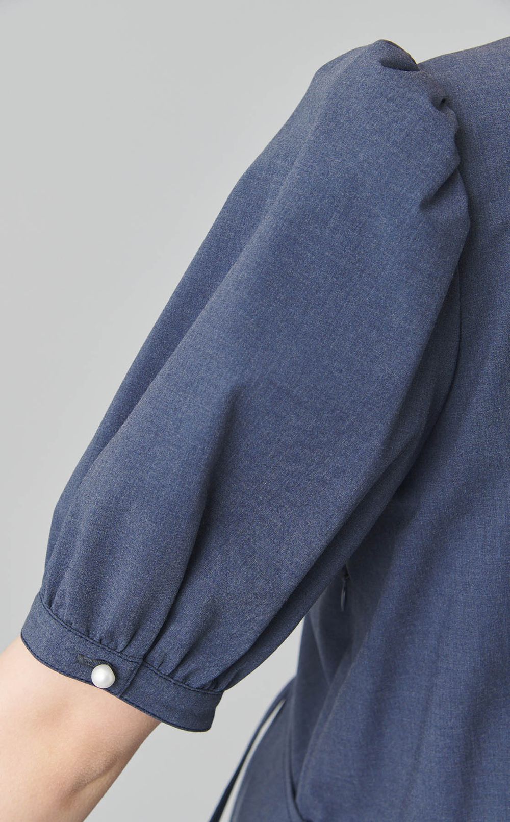 パールボタンワンピース