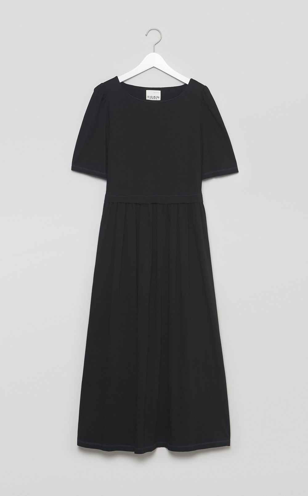 【reADdress】ギャザー切替ジャージワンピース