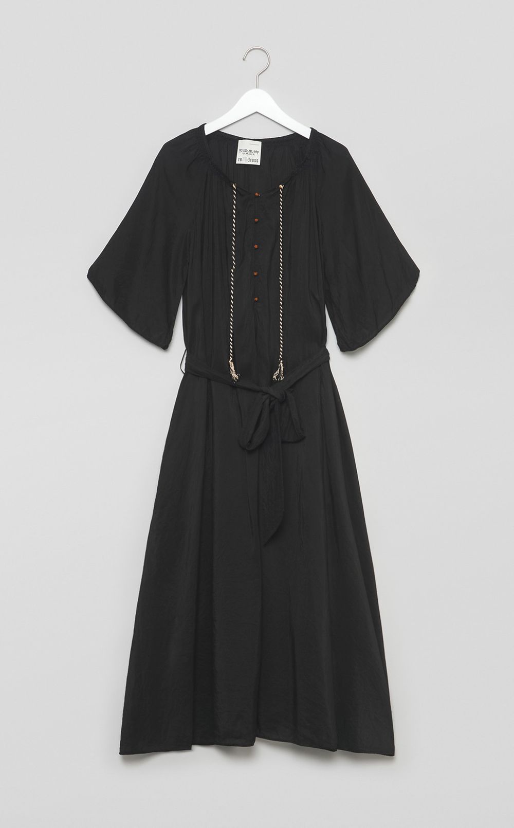 【reADdress】ラウンドネックロングワンピース