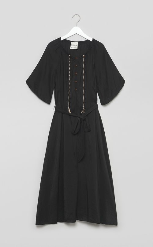 【reADdress】ラウンドネックロングワンピース