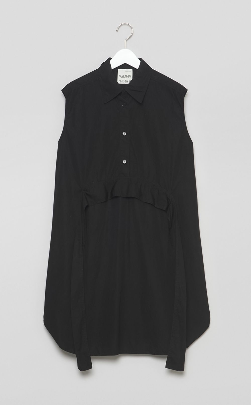 【reADdress】ラウンドヘムノースリーブワンピース