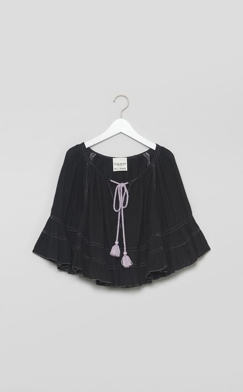 【reADdress】コッ卜ンリネンガーゼスモックブラウス