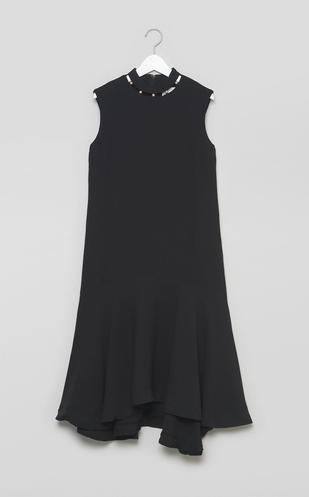 【reADdress】パール付ノースリーブワンピース