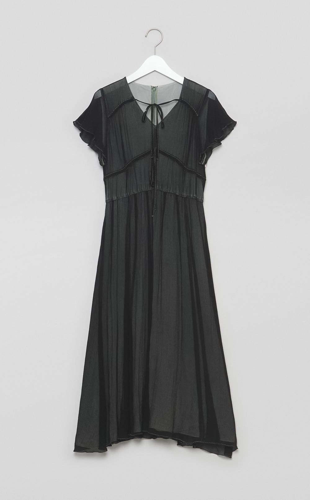 【reADdress】フリントリボンギャザーワンピース