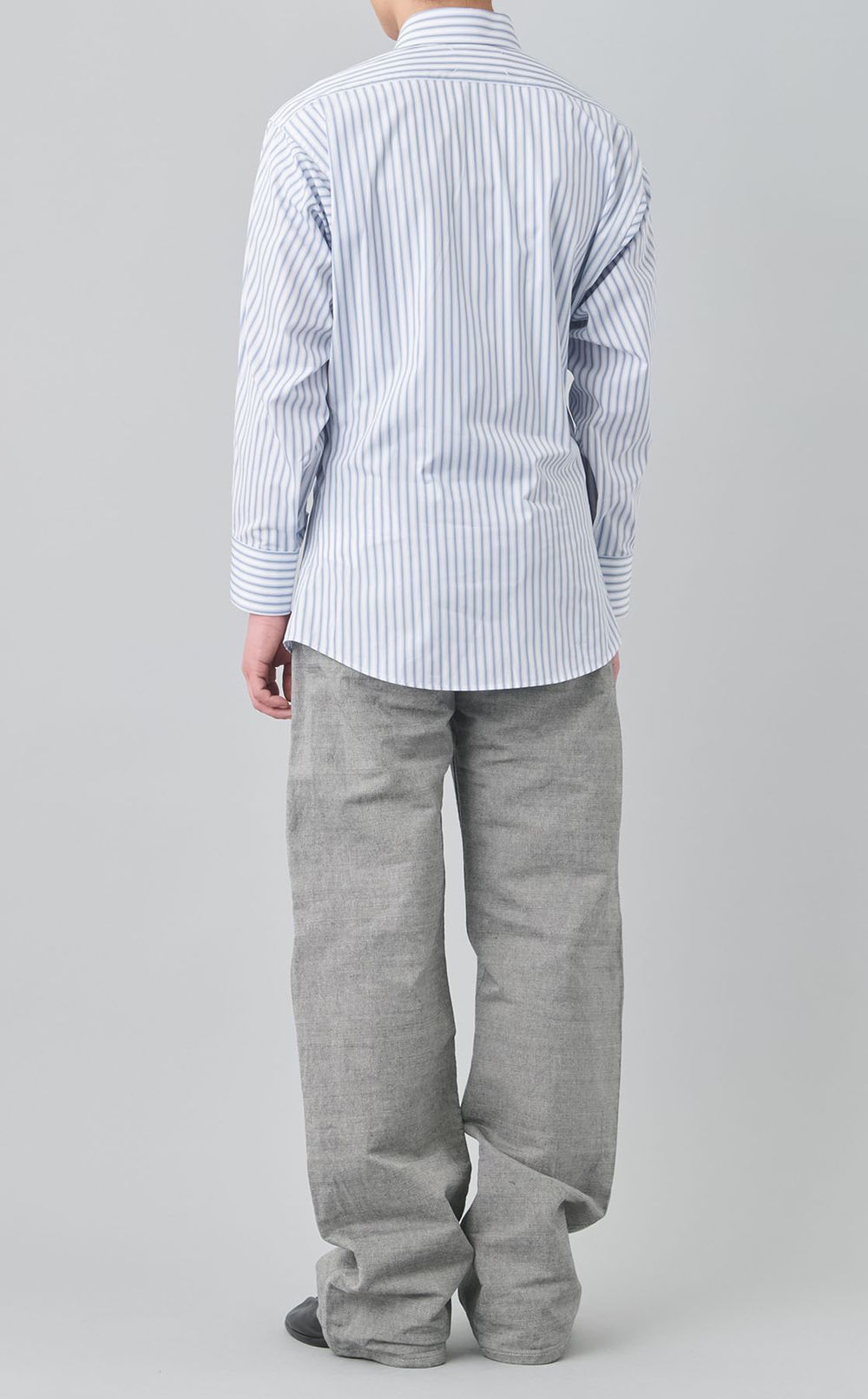 ストライプロングスリーブシャツ