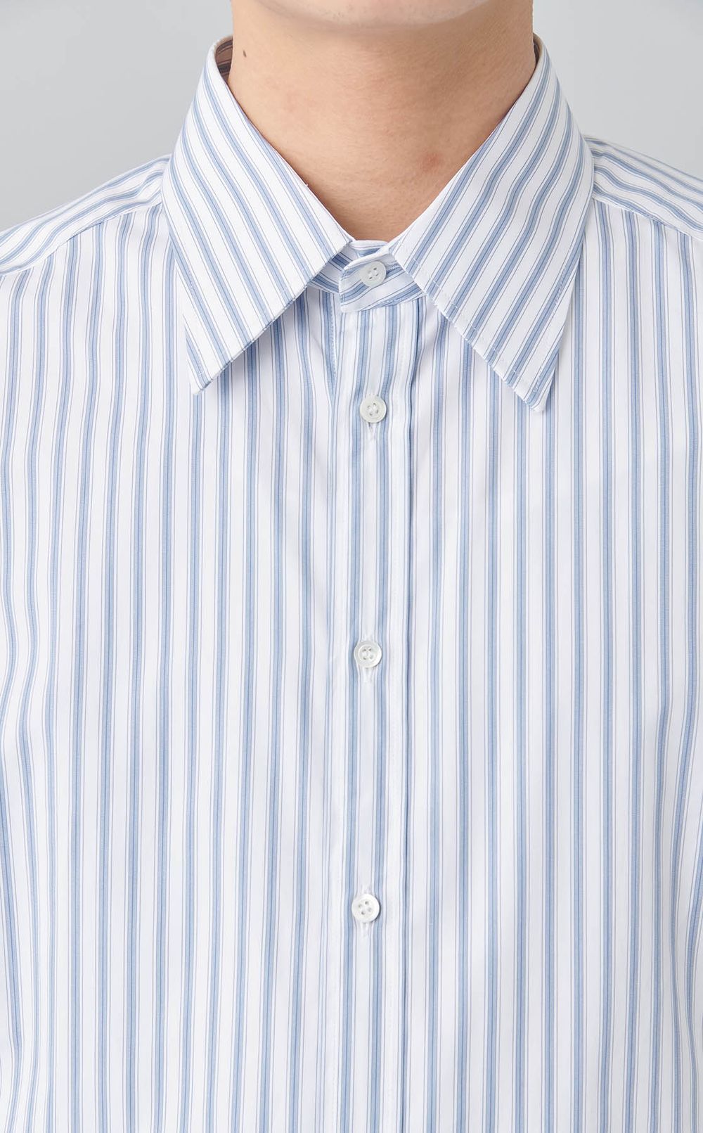 ストライプロングスリーブシャツ