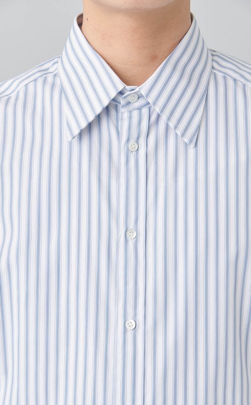 ストライプロングスリーブシャツ