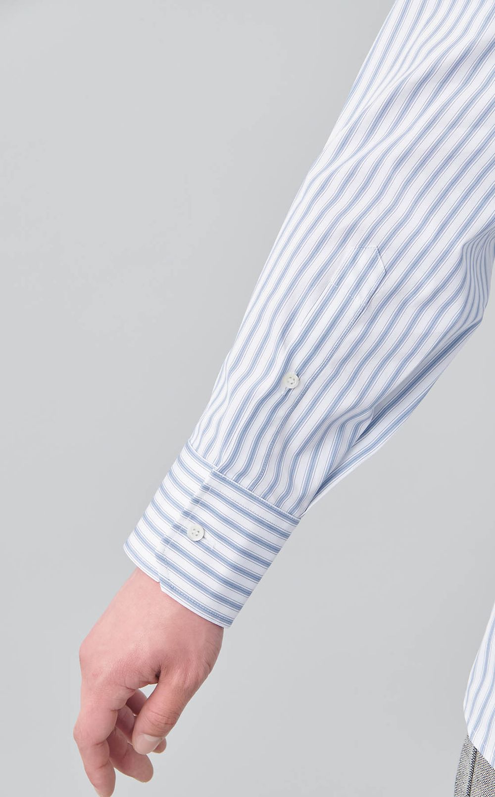 ストライプロングスリーブシャツ