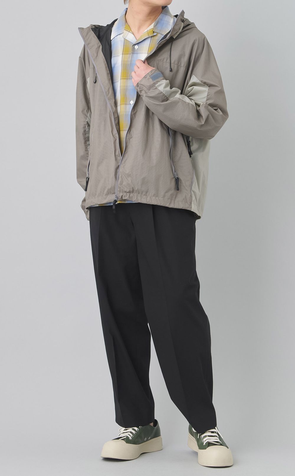 ダブルプリーツトラウザー