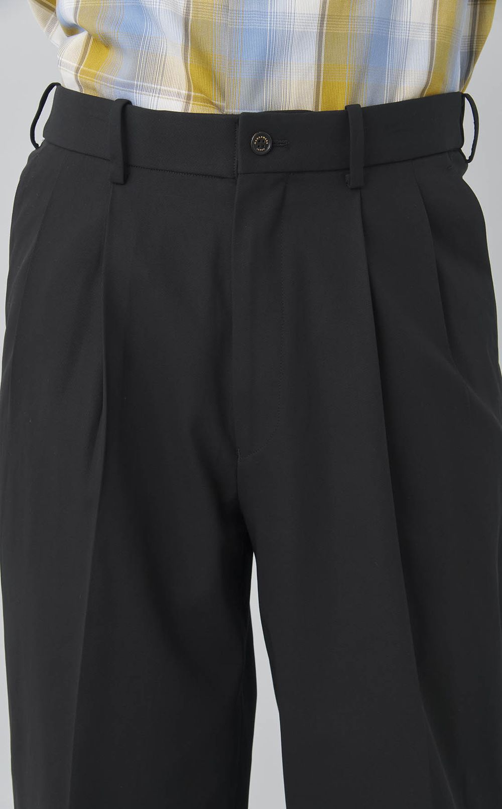 ダブルプリーツトラウザー