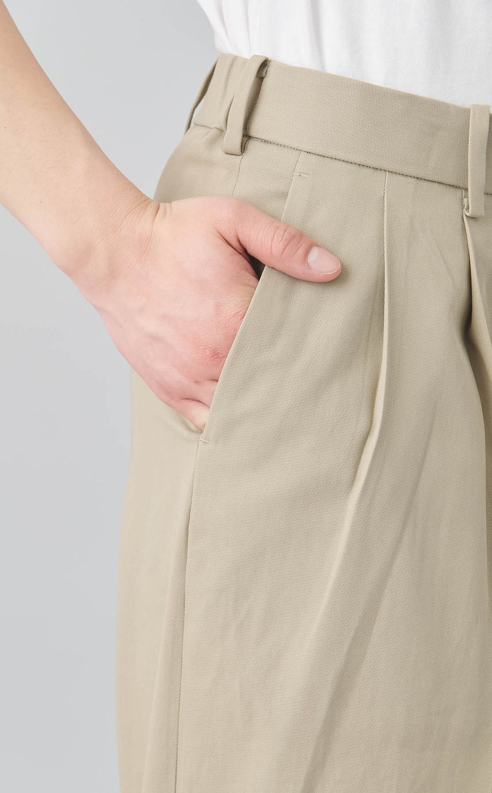 ダブルプリーツトラウザー