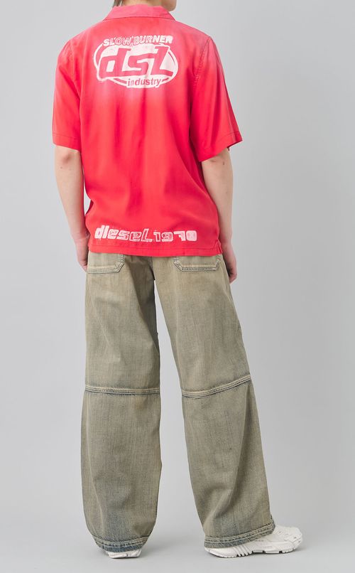 ニーポケットフェードデニムパンツ