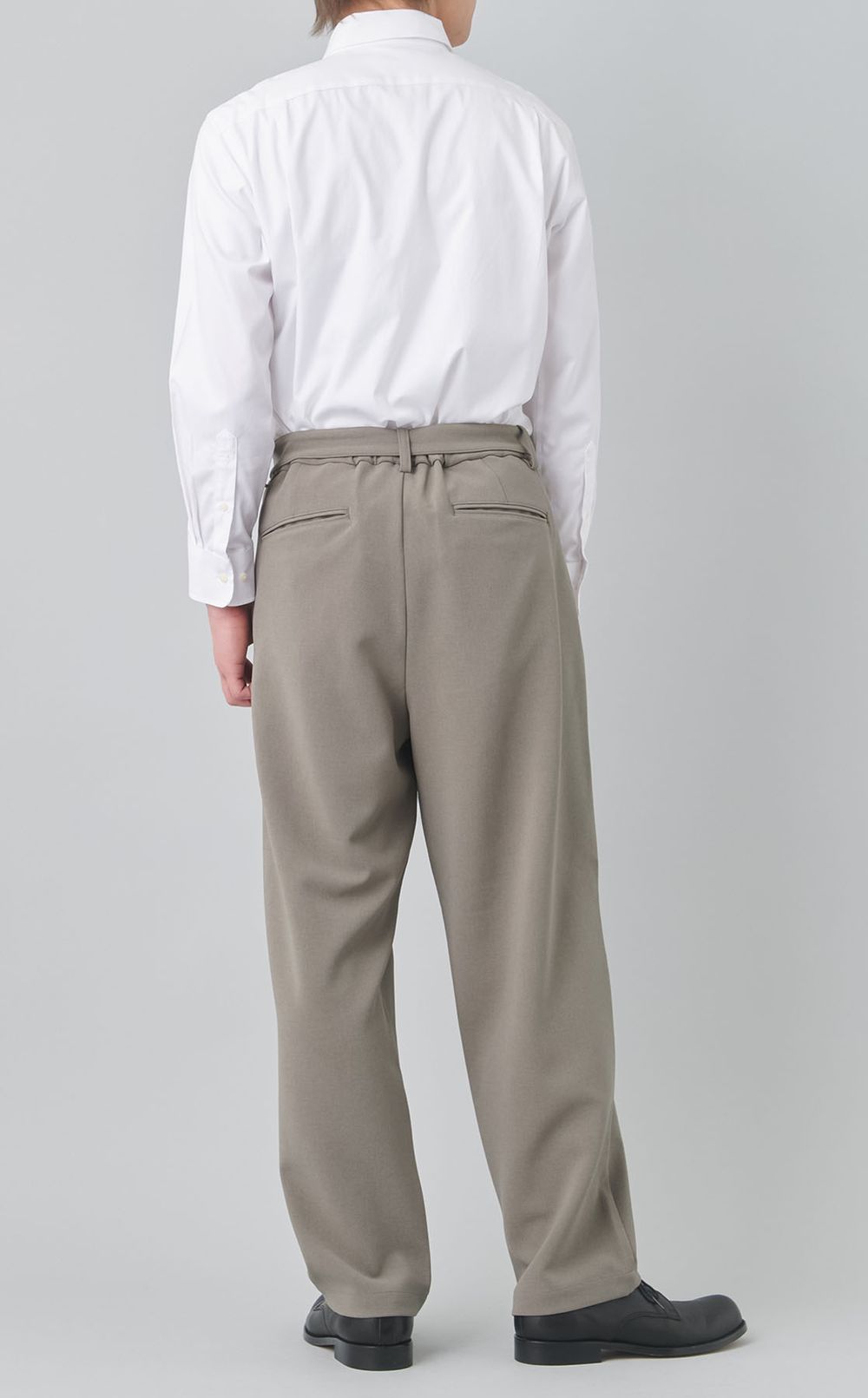 ベルテッドワイドトラウザー