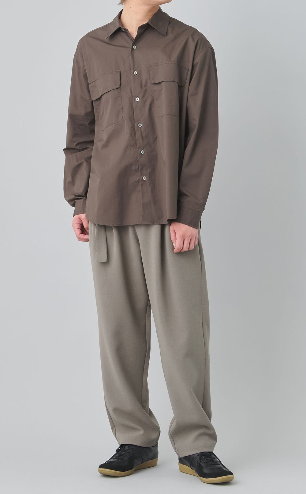 ベルテッドワイドトラウザー