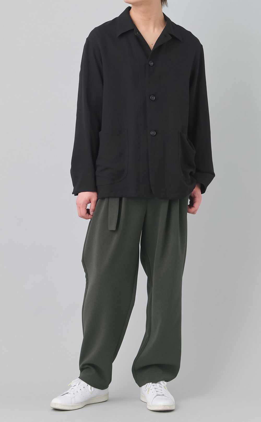 ベルテッドワイドトラウザー