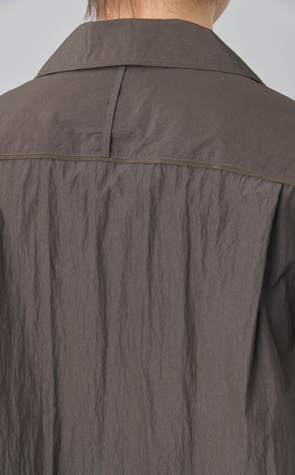 ワッシャーナイロンハーフスリーブシャツ