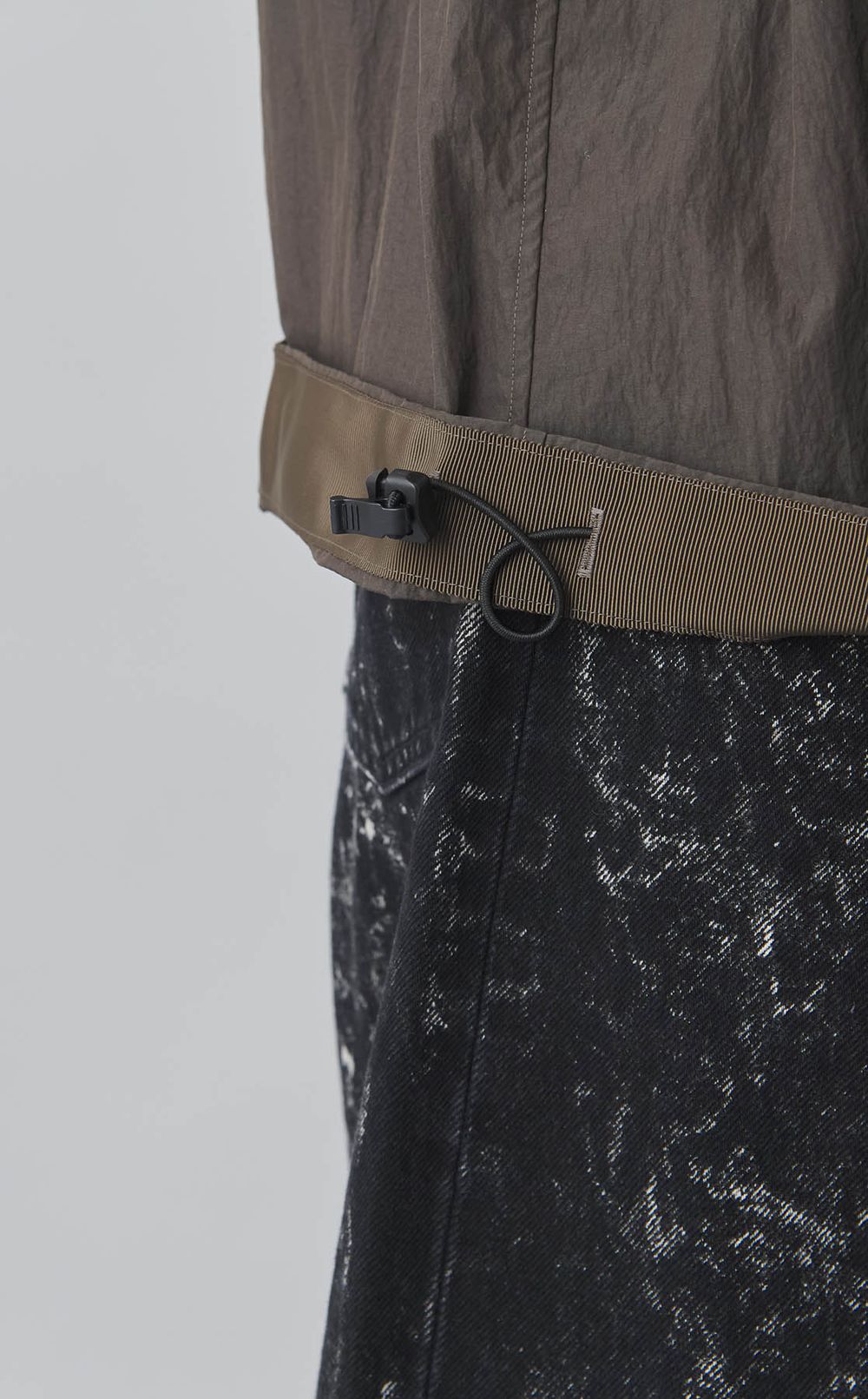 ワッシャーナイロンハーフスリーブシャツ