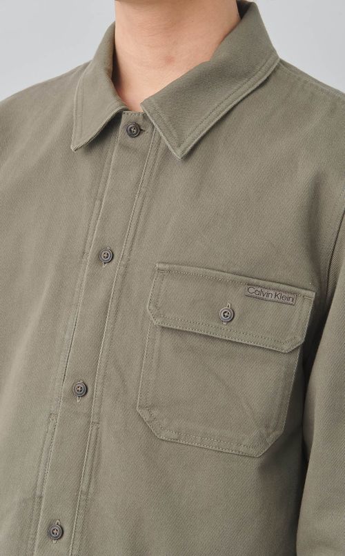 コットンツイルシャツジャケット