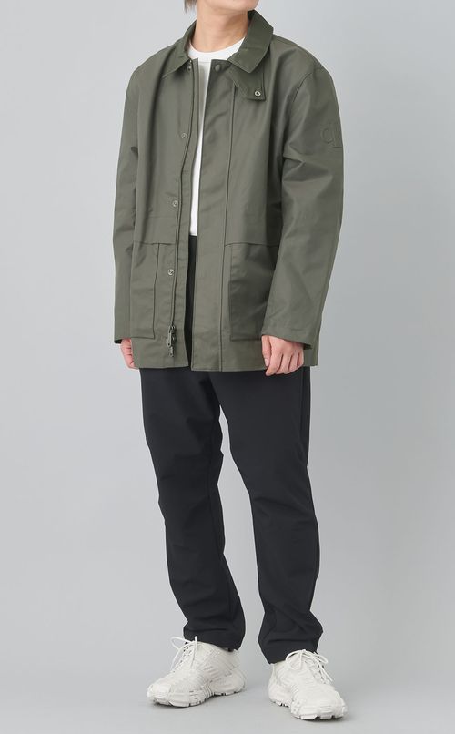 コットンナイロンカーコート