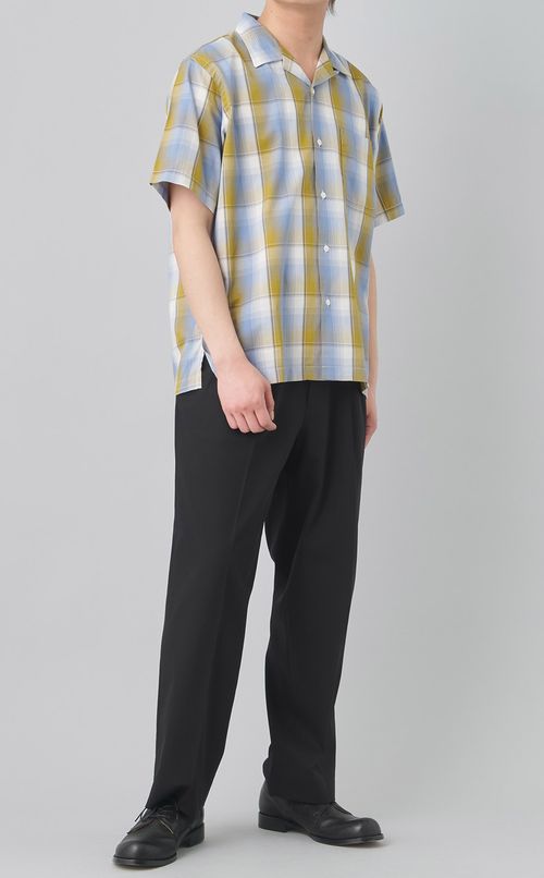 ショートスリーブチェックシャツ