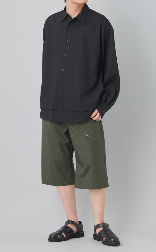 サイドスリットシャツ