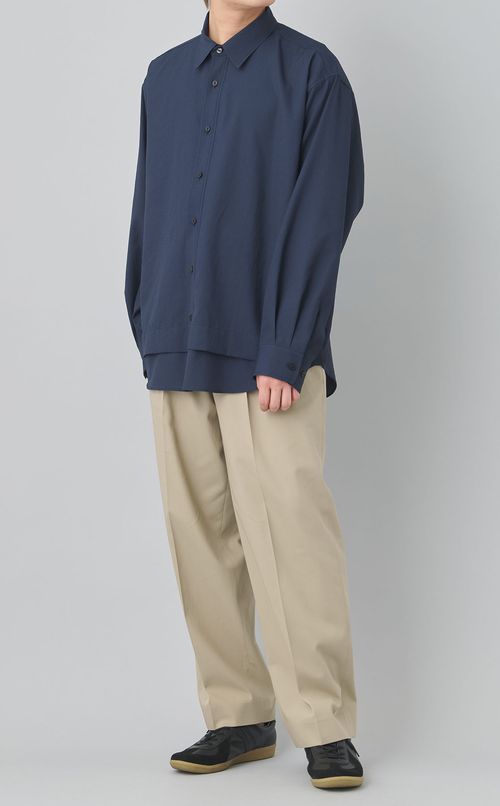 サイドスリットシャツ